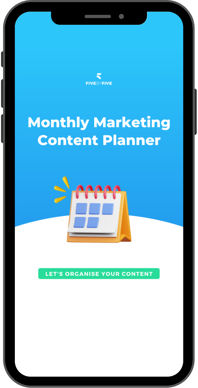 Monthly Marketing Content Plan Free Download